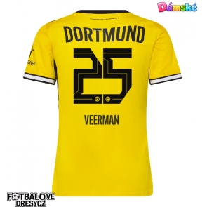 Borussia Dortmund Joey Veerman #25 Dámské Domácí Dres 2026-27 Krátký Rukáv